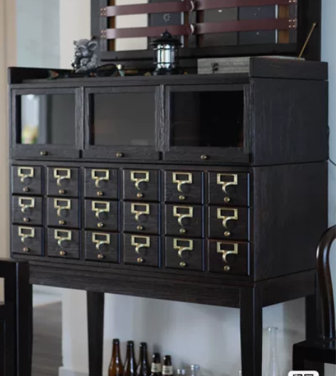 （24预定）G牌 馆藏目录柜 中药柜 复古...