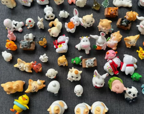 微缩动物迷你盲袋仿真小玩具卡通小兔子小猫儿...