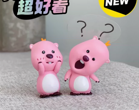 全新现货 韩国正品 loopy露比粉色海狸...