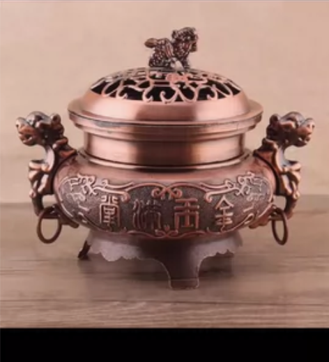 仿古铜线香、锥香、塔香点香薰炉，居家装饰摆...