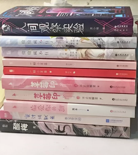 言情小说（除第一本！！偷偷藏不住漫画12草...