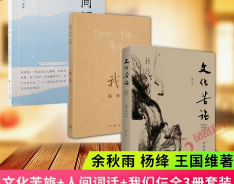 文化苦旅+人间词话+我们仨全3册套装 余秋...