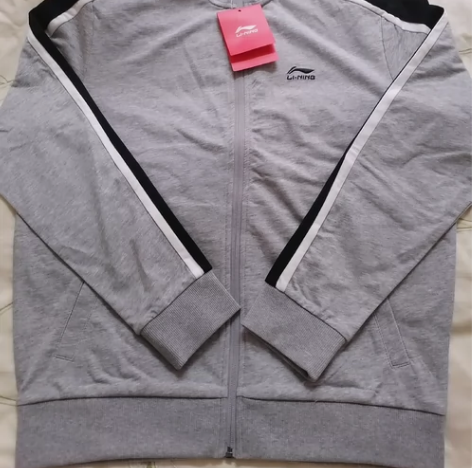 李宁卫衣春秋款男长袖立领运动服外套165/...