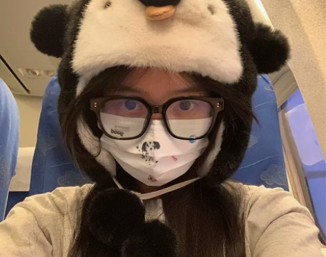 企鹅保暖毛绒帽子 毛毛很足很暖 戴上很可爱...