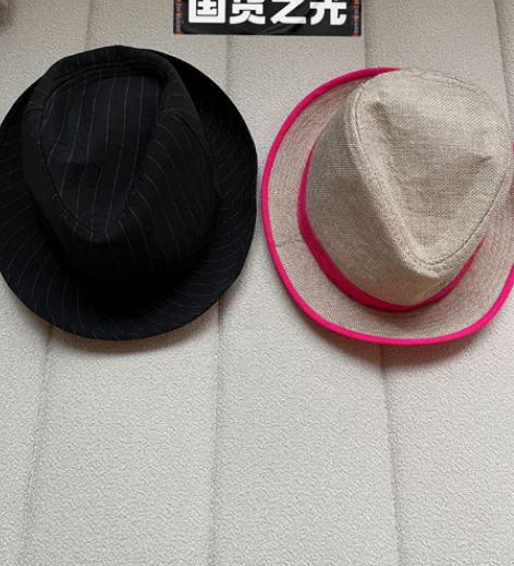 两顶百搭高级英伦风礼帽捡漏,男女均可,休闲...