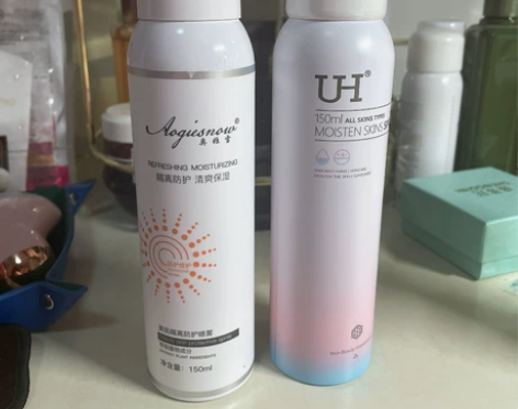 晴儿直播间奥姬雪防晒喷雾，用了两三次，便宜...