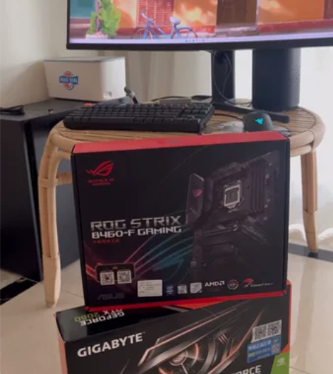 华硕 技嘉 个人一手台式机组装机 不含显示...