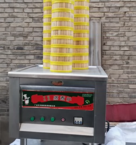 台式蒸包炉商用两相电蒸包机小笼包炉笼节 大...