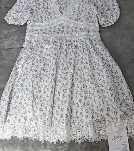 碎花连衣裙女全新带吊牌 很清新  质量很好...