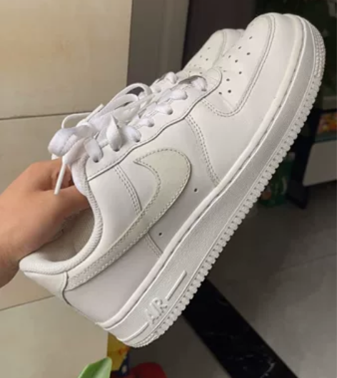 38码正品耐克空军一号纯白NikeAirf...