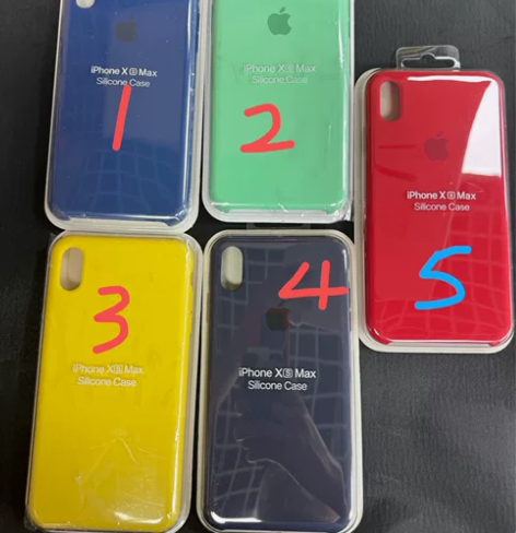 iPhone xsmax 真正液态硅胶手机...