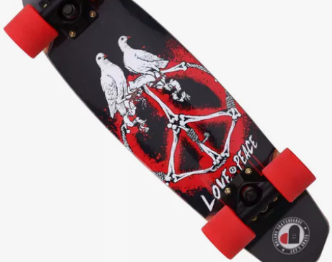 弘鹰枫木双翘板大鱼板 专业四轮滑板 刷街香...