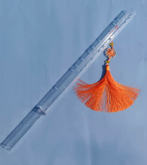 水晶有机玻璃笛子长度500mm厚度5mm调...