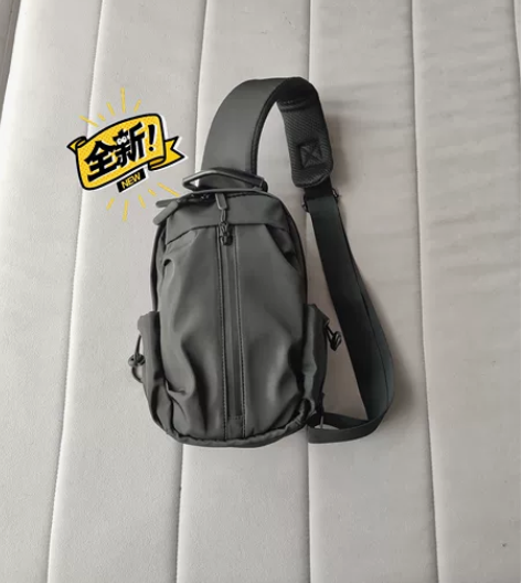 闲置商务斜挎包男 尼龙斜挎包 大容量胸包 ...