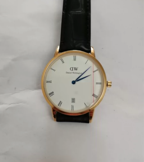 dw手表 竹节皮革腕带商务气质手表 女da...