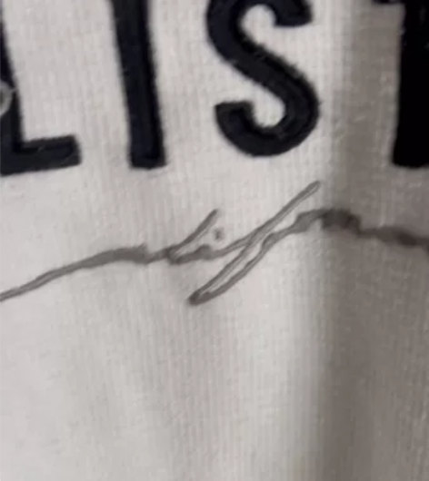 Hollister男士华夫格刺绣休闲长袖T...