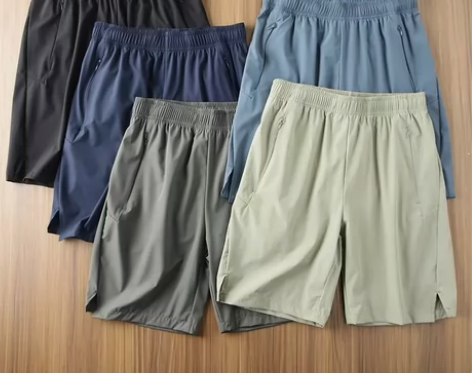 【鸟家纯色款】运动短裤男拉链口袋兜潮牌户外...