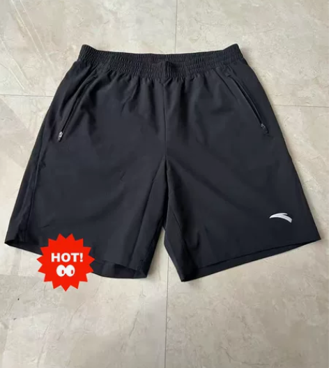 安踏速干冰丝短裤男款夏季宽松运动裤薄款五分...