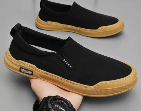 原因鞋子店铺倒闭，清仓处理一批帆布男鞋夏季...