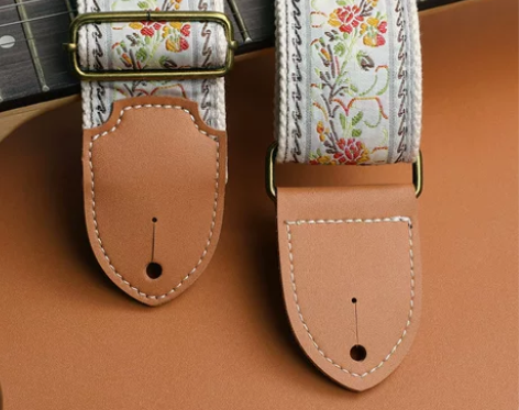 彩色刺绣电吉他背带电贝司背带民谣木吉他带