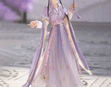 ?妃亦坊原创汉服【拂铃花】唐制齐腰唐褙子襦...