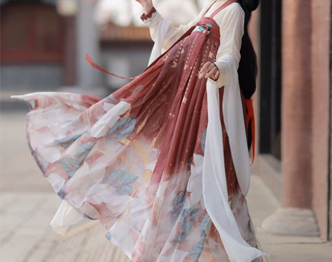 鹤挽云汉服女夏季薄款中国风正品原创小个子仙...