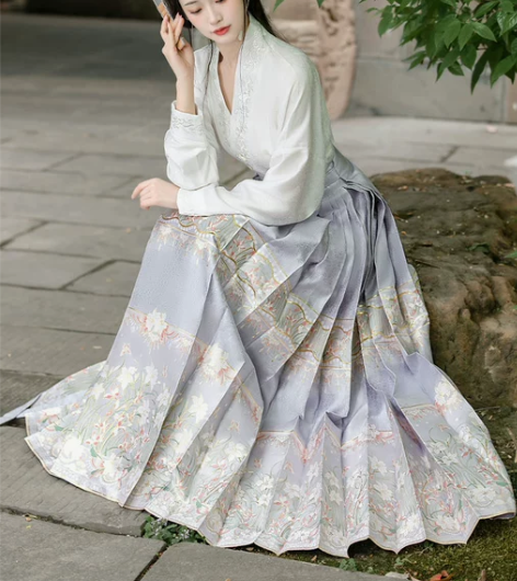 花间令汉馥马面裙春夏新款古风日常中式汉元素...