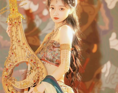 珍缕敦煌飞天汉服女成人异域风情舞衣演出舞蹈...