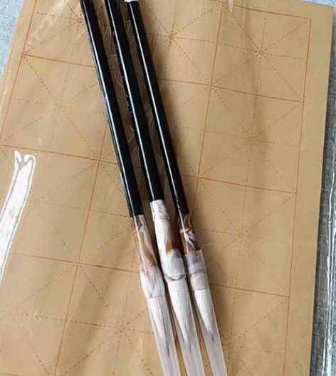 古韵兼豪毛笔大中小三只，还有古韵兼豪大中小...