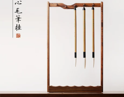?【问心堂】檀香木毛笔架 买来几乎没用过，...