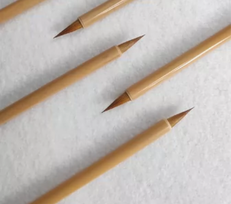 亏本求量！古法狼毫鸡距笔，美院老师定制的小...