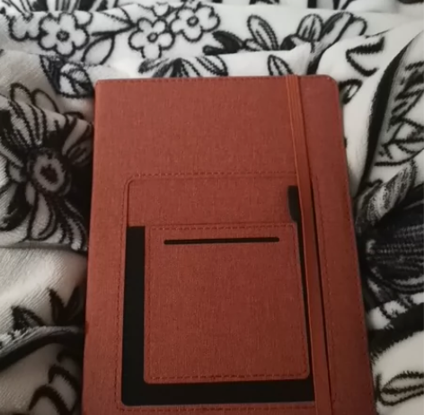 外贸a5点阵绑带本 布面的 纸张150g很...