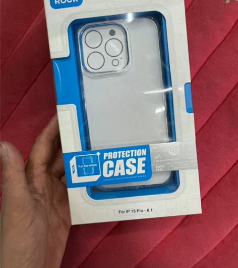 ROCK适用苹果15手机壳透明iPhone...