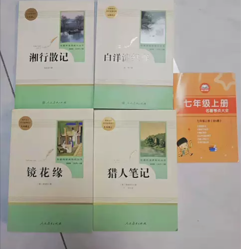 白洋淀纪事镜花缘猎人笔记湘行散记赠考点人教...