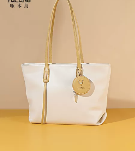 啄木鸟托特包女2022新款潮流时尚单肩包大...