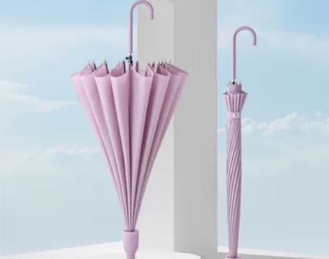 日本JULIPET 防水套长柄雨伞女晴雨两...