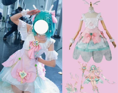 王者荣耀cos服时之祈愿女款情人节限定co...