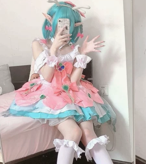 【高配升级】王者瑶时之祈愿cos服王者荣耀...