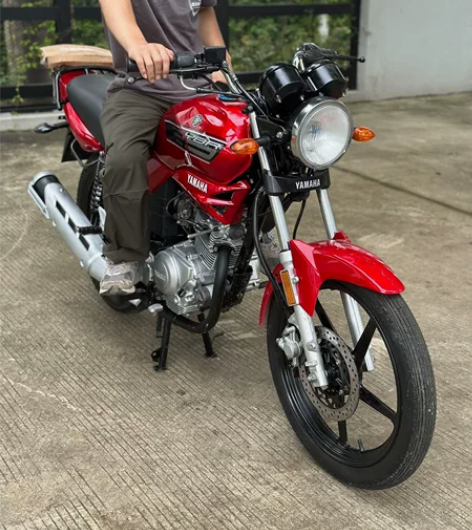 雅马哈摩托车 天剑YBR125 红色 铝圈...