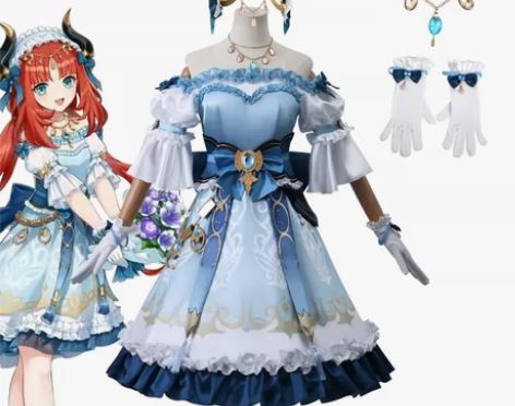 【现货】原神妮露日服联动cos连衣裙 妮露...