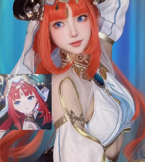 【清仓特价】原神妮露cos全套+假发全新包...