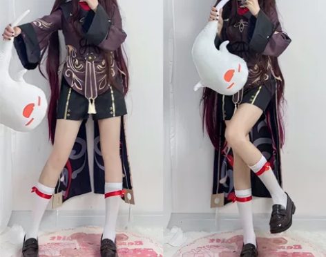 出白菜价胡桃cos服大全套，标价含假发，包...