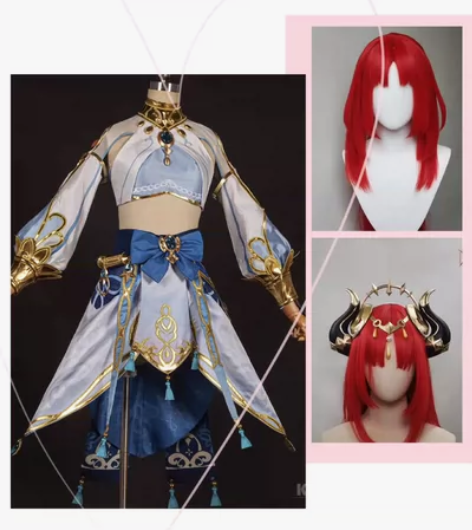 原神妮露cos全套 7月漫展游场一次后出 ...