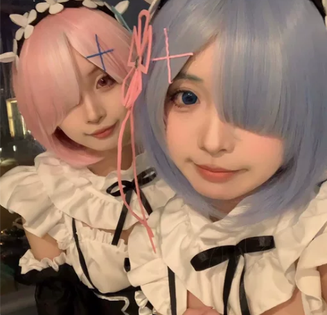 【扶贫亏本售卖】蕾姆拉姆cos服全套含假发...