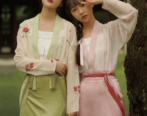徐娇织羽集【夏日情诗】宋制飞机袖外套上衣两...