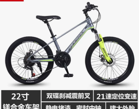 凤凰儿童自行车男孩女孩中大童20/22/2...