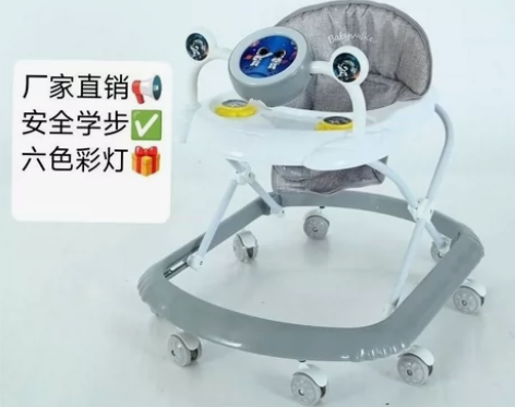 婴儿宝宝学步车多功能防侧翻学步车 易折叠 ...