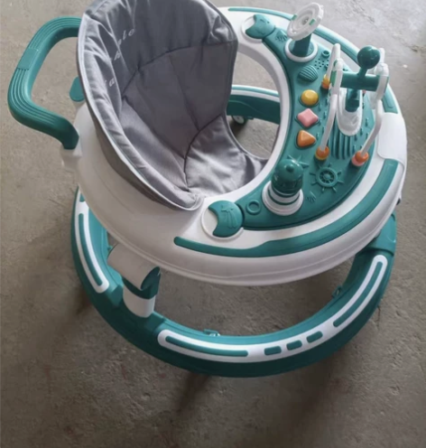 全新婴儿学步车防o型腿0型6到18个月多功...