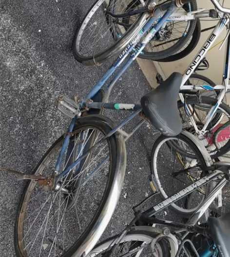 复古名牌永久自行车，上海产。26英寸。轮胎...