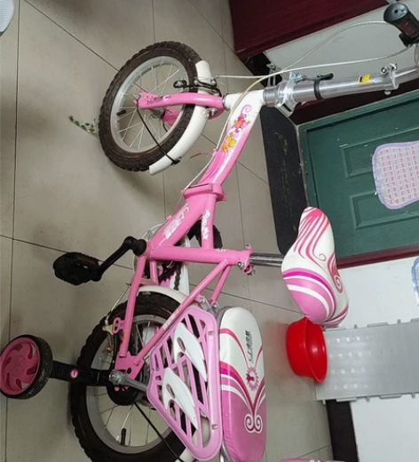 永久14寸折叠车儿童车5-8岁能骑。外观玩...